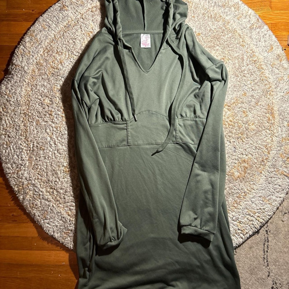Green Hooded Dress